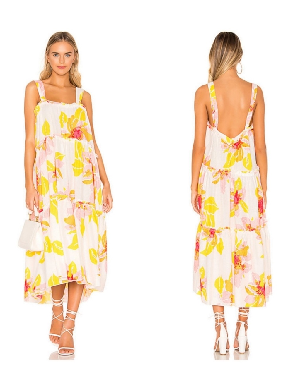Free People Moonshine Linen Dress Size Small